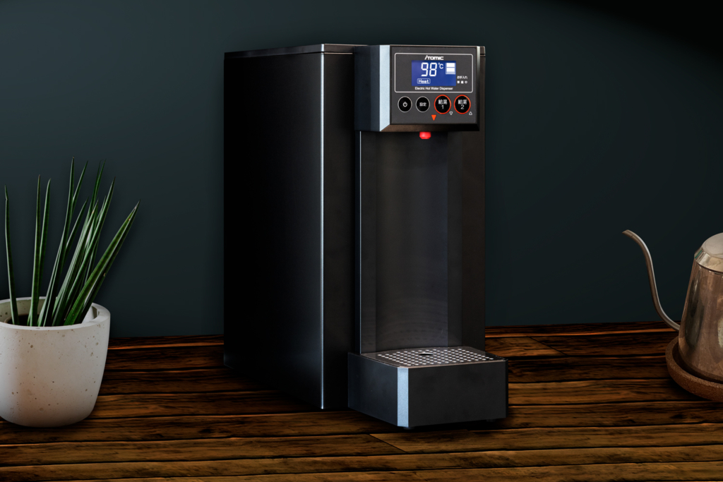 コーヒーやお茶に適した、カフェ店舗向けホットウォーター  